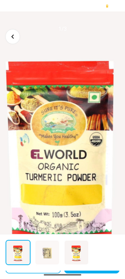 Turmeric powder 100gm @21