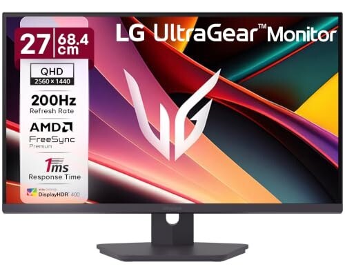 LG 27G610A 68.4 cm (27 Inch) Ultragear QHD (2560x1440) IPS Gaming Monitor