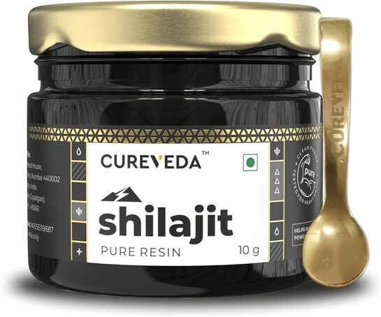 Cureveda Himalayan Shilajit For Men - Resin |  (10 gm) 