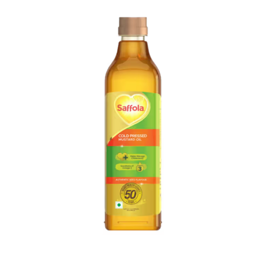 Instamart - Saffola Cold Pressed Mustard Oil 1L × 2(location specific)