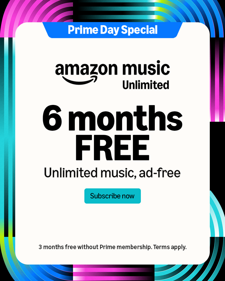Amazon Music Unlimited - 6 Months FREE Trial for Prime Members! 