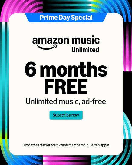Amazon Music Unlimited - 6 Months FREE Trial for Prime Members! 