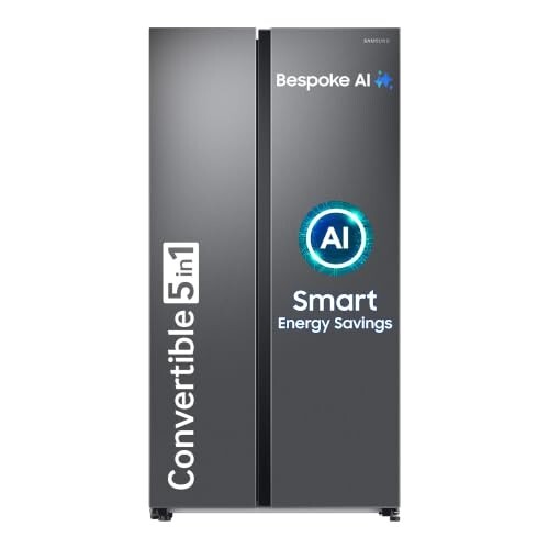 Samsung 653 L, 3 Star, Frost Free, Double Door, Convertible 5-in-1 Digital Inverter