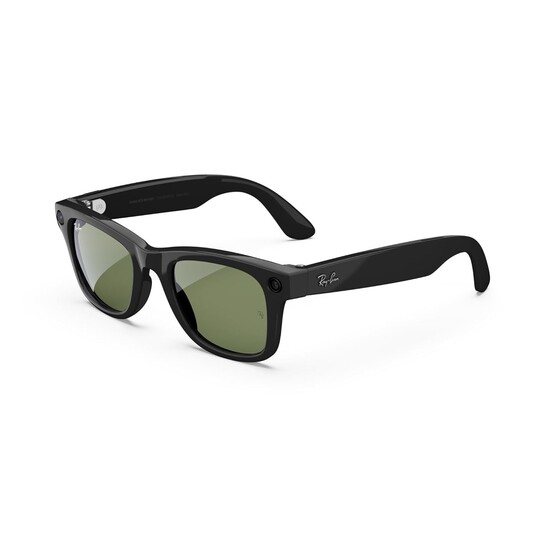 Ray-Ban Meta (Gen 1), Wayfarer, Shiny Black | Smart AI Glasses for Men, Women