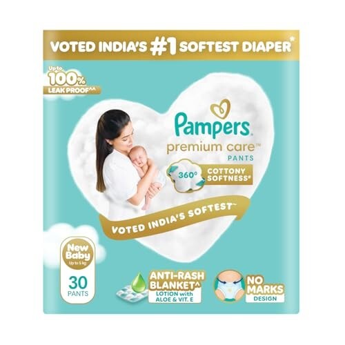 [Apply 48% Coupon] Pampers Premium Care Diapers XS (30 Count)