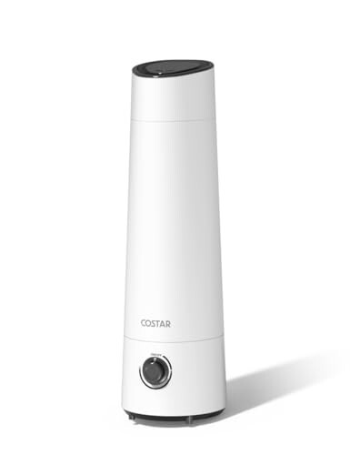 COSTAR Humidifier for Room Moisture with 6 Litres Water Tank, Top-Refill Cool Mist Ultrasonic Humidifier for Home Bedroom Whisper-Quiet, Auto-Shut off, Effective Cold & Cough Relief