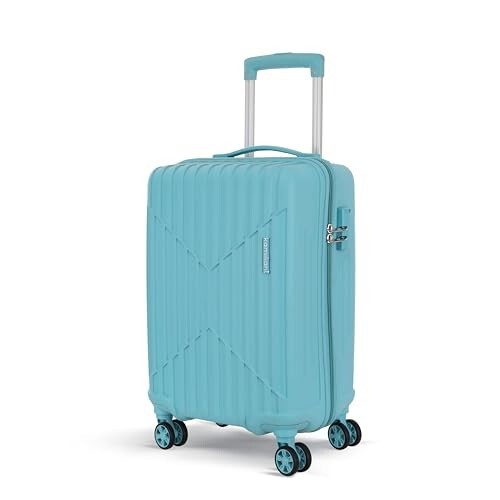 KAMILIANT by American Tourister Savvy|Cabin Trolley Bag Small Size (55 cms) for Travel |Sea Blue