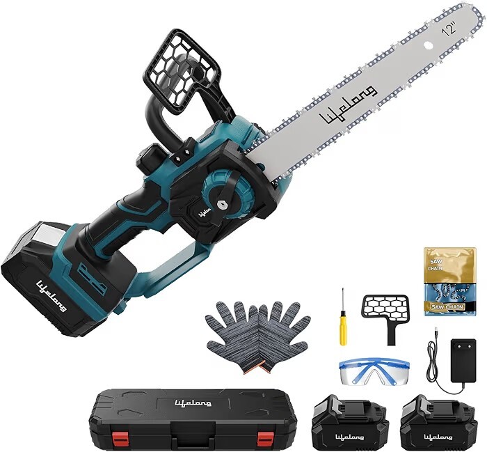 Lifelong 21V Cordless Chainsaw Machine 