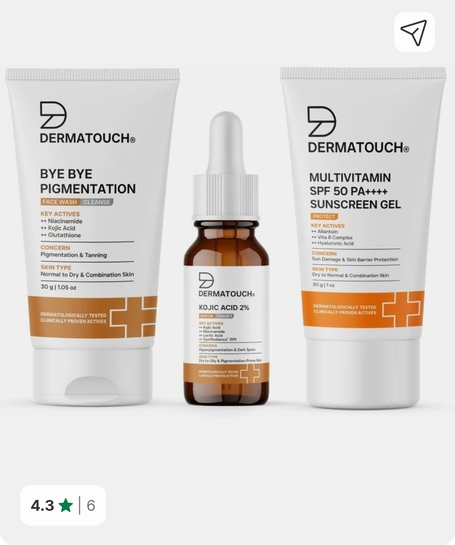 Dermatouch Pigmentation Control Trio for All Skin Types