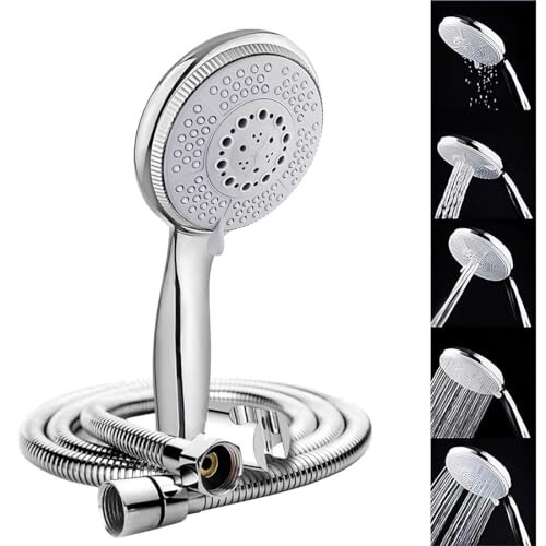 Brass Concealed Body High Flow Diverter Full Set With Rainfall Shower Full Set for bathroom, Multi flow Hand Shower and Bath Tub Spout | Bathroom Shower Set | Bathroom Shower System