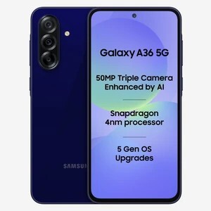 [Extra on liveshop ]  Samsung A36 5G (Dark Blue, 128 GB) (8 GB RAM)