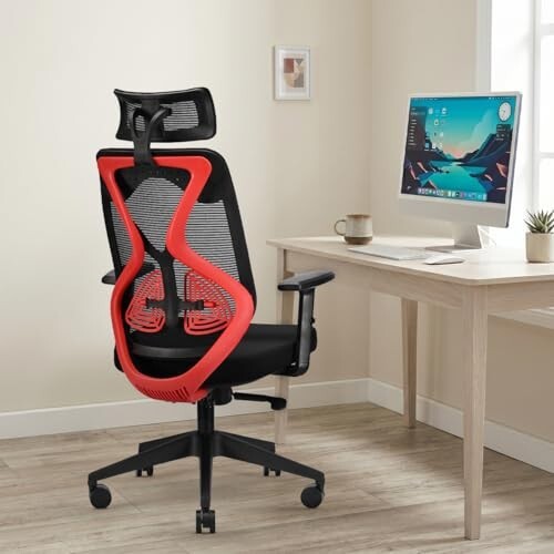 IAFA FURNITURE® Ergolux High Back Ergonomic Office & Study Chair | 3 Year Warranty 