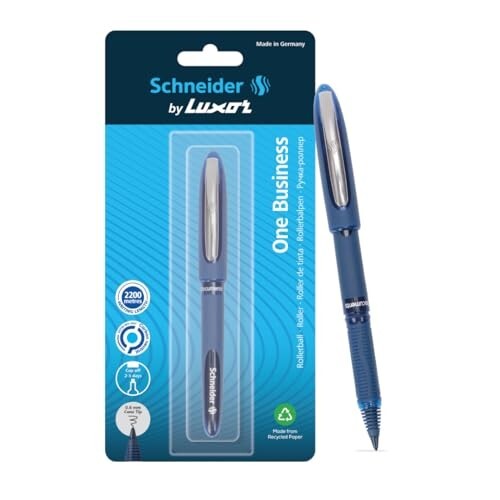 Luxor Schneider, One Business Roller Ball Pen - Blue, 0.6 mm