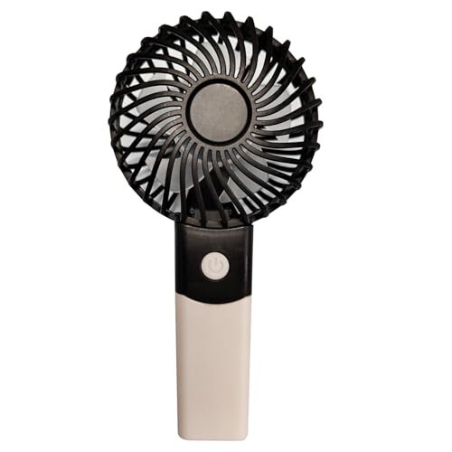 Wagzo Portable Mini Usb Fan Rechargeable Handheld & Desktop Fan with 3 Adjustable Speeds, 2000mAh Battery, Lightweight Design, Low Noise, and Easy Portability for Indoor and Outdoor Use (Multicolor)
