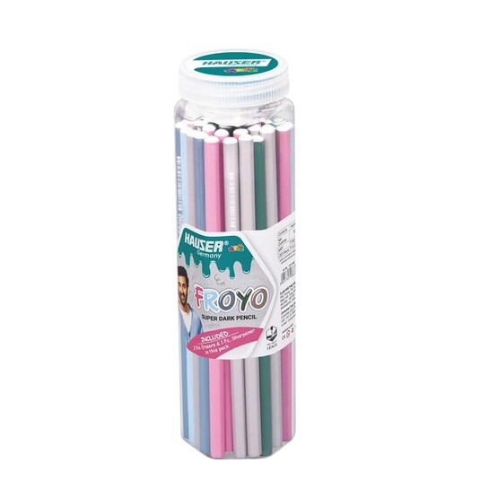 HAUSER ARTZ FROYO WOODEN PENCIL Set – 50 Pcs Multicolor Pencils 