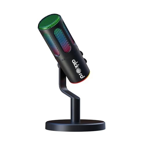 Akkord USB Condenser Microphone with RGB Lights