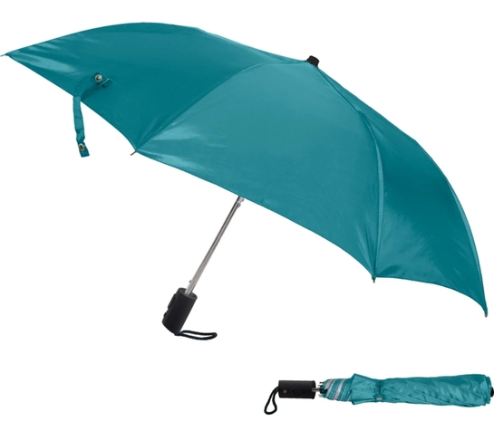 Flipkart SmartBuy UV Protection 3 Fold Umbrella (Blue, Silver)
