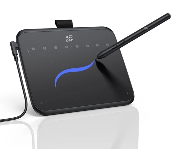 XP Pen  Drawing Pen Tablet Deco 640 6 x 4 inch Graphics Tablet Connectivity - USB (Black)