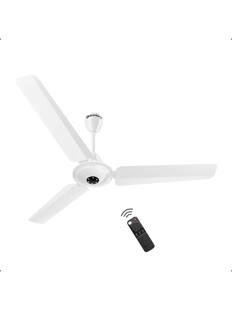 Buy Atomberg Efficio Alpha Gloss White 1200mm BLDC Ceiling Fan With Remote Control -