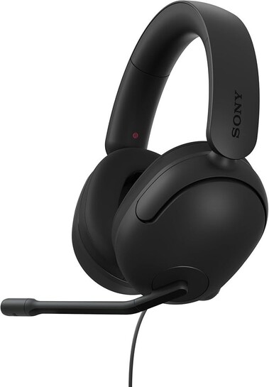 Sony INZONE H3, MDR-G300 Wired Gaming Headset, Over-Ear Headphones with 360 Spatial Sound, USB Wired Over-Ear Professional + USB Connector, flip to Mute mic, App Support & PC Compatible (Black)
