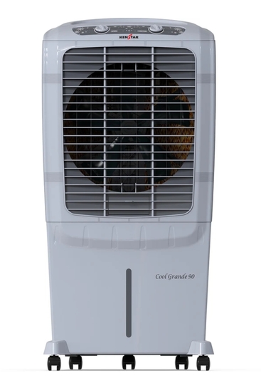 Kenstar 90 L Desert Air Cooler Honeycomb Pads, Anti-Bacterial Protection, Inverter Compatible (Grey, Cool Grande HC 90)