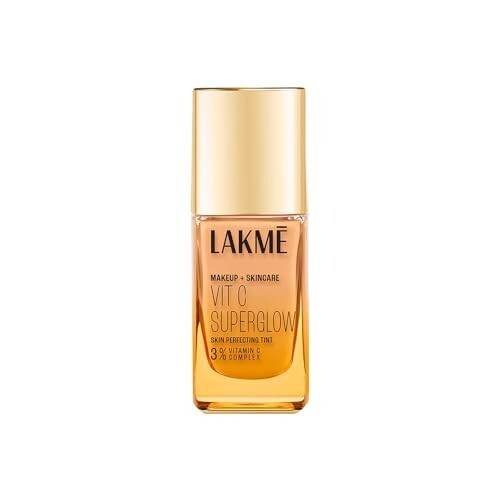 Lakme Makeup+Skincare VitC Superglow Skin Perfecting Tint Warm Crème W120 25ml