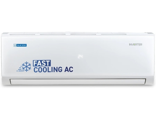 Blue Star  2025 Model 1.5 Ton 5 Star Split Inverter AC (IE518PNU, White)