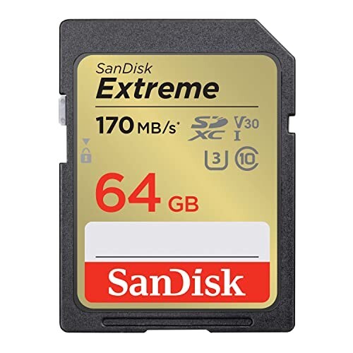 SanDisk Extreme 64GB UHS-I SD Card