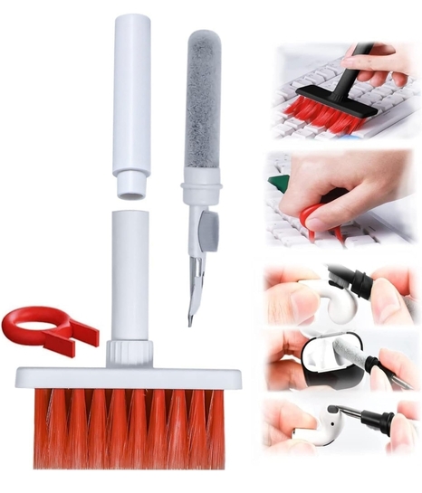 Sounce 5-in-1 Multi-Function Laptop Cleaning Brush/Keyboard Cleaning kit/Gadget Cleaning kit Gap Duster Key-Cap Puller for Laptop, Keyboard and Earphones