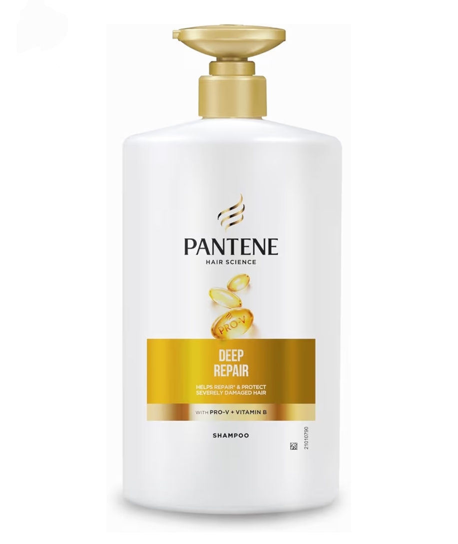 Pantene Hair Science Deep Repair Shampoo 1Ltr with Pro-Vitamins & Vitamin B to repair & protect severely damaged hairs
