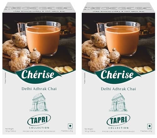 Cherise Instant Tea Premix Sachets Chai Masala | 23g x 7 Sachets (Pack 2)