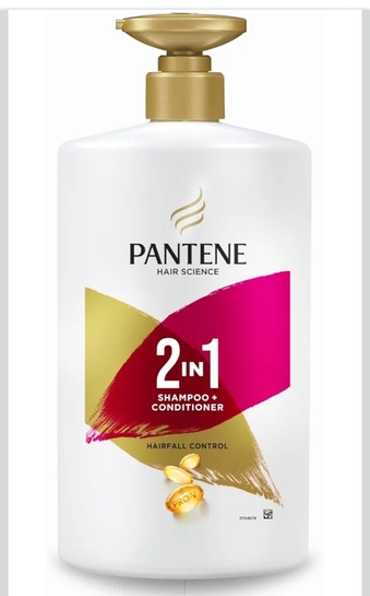 Pantene Advanced Hairfall Solution, 2in1 Anti-Hairfall Shampoo & Conditioner for Women, 1L