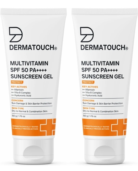 Dermatouch Sunscreen SPF 50 PA++++ MULTIVITAMIN SPF 50 PA+++ SUNSCREEN GEL (100 g)