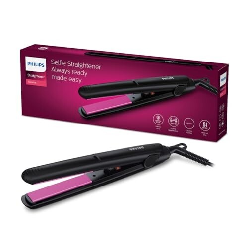 Philips India's No.1 Hair Styling Brand Selfie Hair Straightener