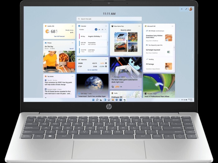 HP Laptop 35.6 cm (14) 14-ep0385TU, Silver