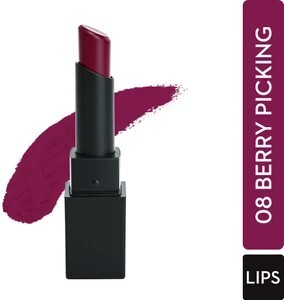 SUGAR Cosmetics Nothing Else Matter Longwear Lipstick (08 Berry Picking (Berry), 3.2 g)