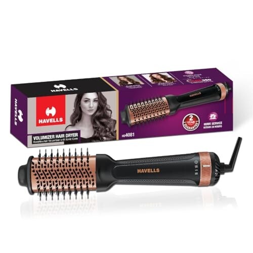 Havells HD4081 Professional Volumizer Hair Dryer, KeraNourish 