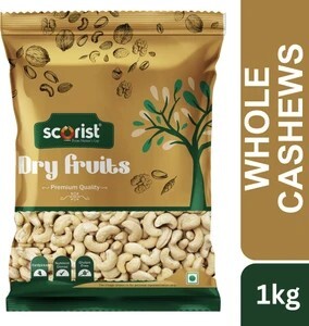 Scorist Popular Whole Cashews (1 x 1 kg)