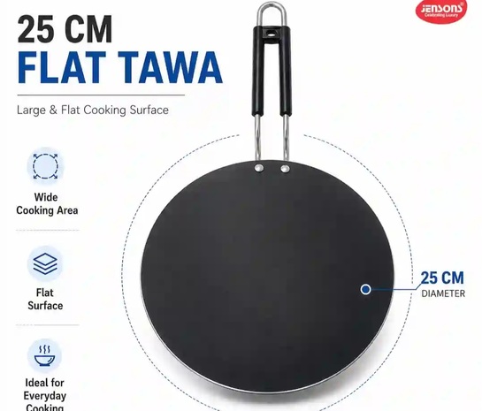 Zepto: Iron tawa 25 cm for Rs. 139