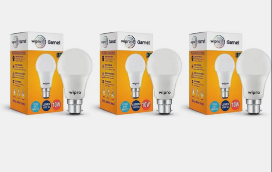 Wipro 10W LED bulb, Pack of 3 @109 & Havells 9W ,Pack of 10 LED bulbs @326