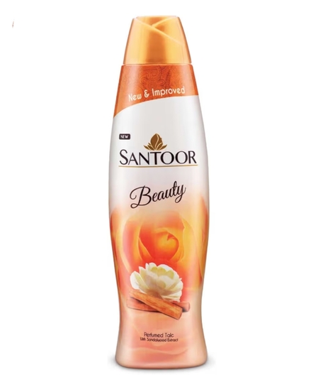 Santoor Beauty Talc with Sandalwood Extracts