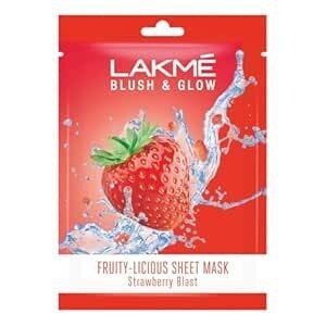 Lakme Blush & Glow Strawberry Sheet Mask 25 ml
