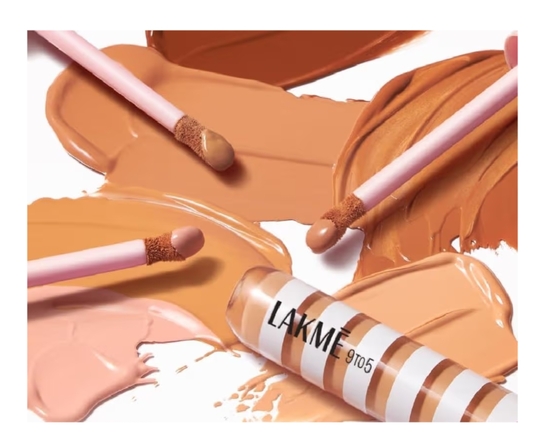 Lakme 9to5 Hya Beach Edit Colour Correcting + Brightening Concealer, SPF 40, Deep Rich 5, 6 ml