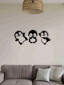 DECRONICS Penguin Wall Art Home Décor Wall Decor Hanging Items Ro...more