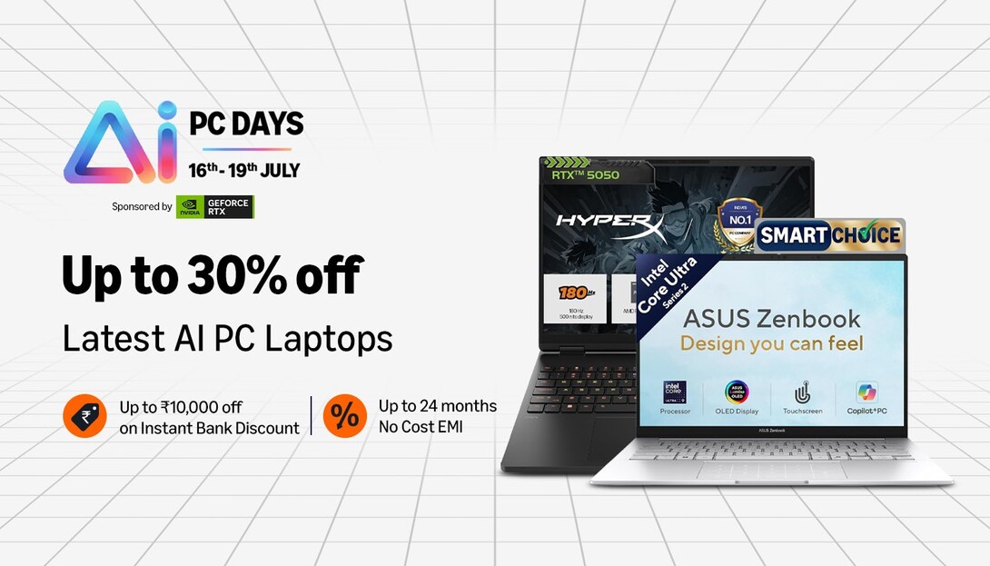 PC DAYS Up to 30% off Latest Al PC Laptops
