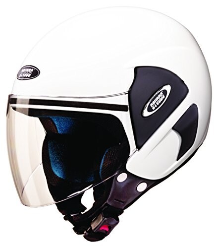Studds Cub SUS_COFH_WHEL Open Face Helmet (White, L)