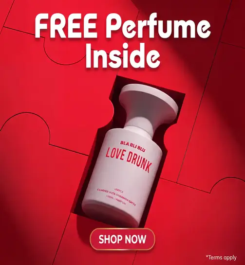 FREE Perfume worth ₹199 with every Bla Bli Blu order