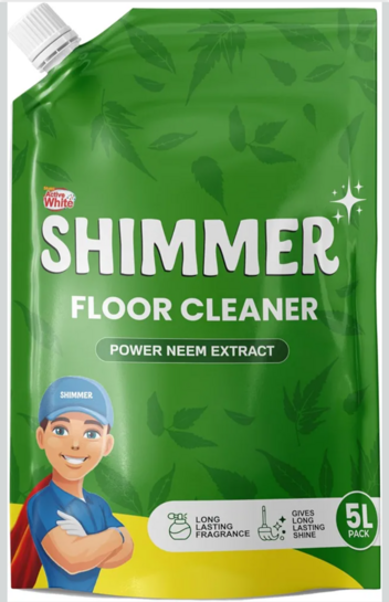 Amazon Now: Shimmer Neem Floor & Surface Cleaner – 5L Mega Jar | Natural Disinfectant with Germ Protection | Long-Lasting Fragrance | Safe for Kids & Pets | All Surface Use | Home and Commercial Use