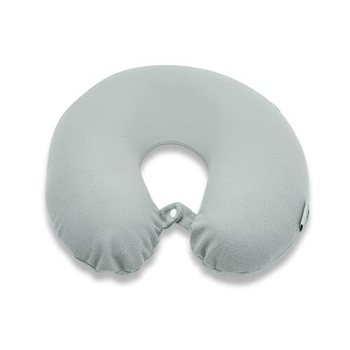 VIP Snooze Travel Neck Pillow | Premium Soft Memory Foam Neck Pillow for Men & Women | Comfortable Cushion | Perfect for Travel & Casual Use (Grey)