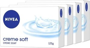 NIVEA Creme Soft Soap, Travel, Handwash, Bath Soap, PH Balanced, ...more